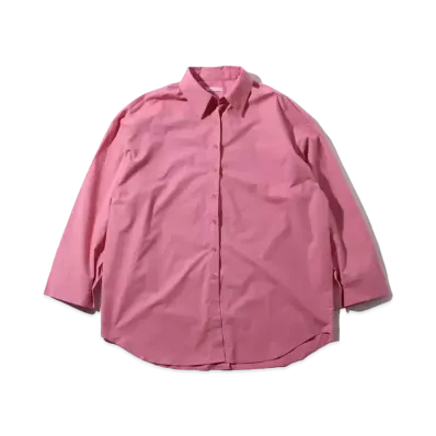 atmos pink Back Button Collar Shirt TX "Pink"