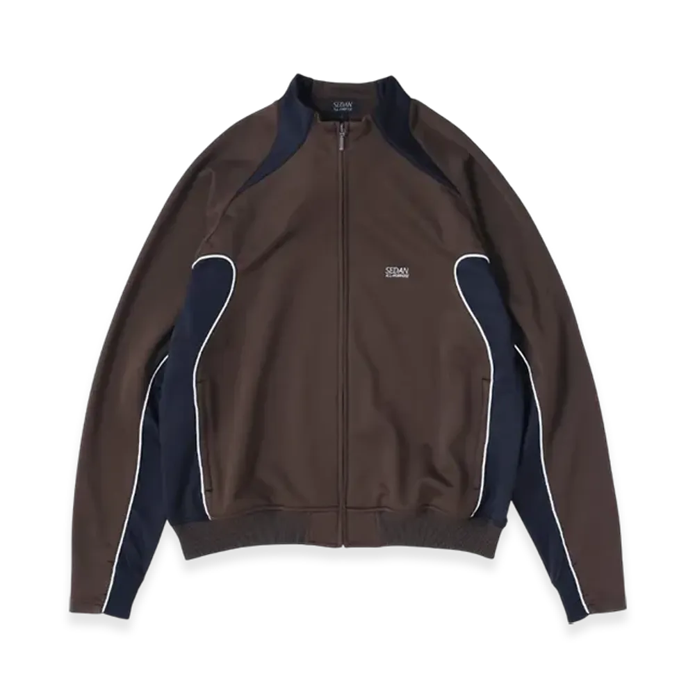 SEDAN ALL-PURPOSE OG Logo Track Jacket "Brown"