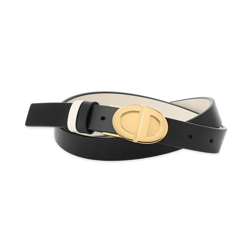Dior 30 Montaigne Reversible Belt "Nero/Multicolor"
