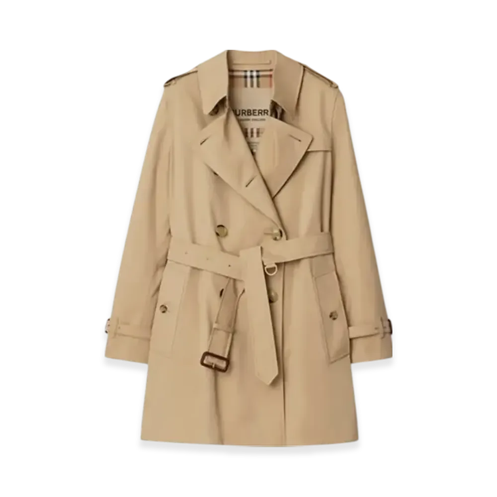 Burberry Short Kensington Heritage Trench Coat "Honey"