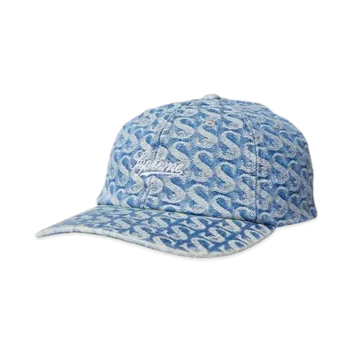 Supreme Monogram Denim 6-Panel "Blue"