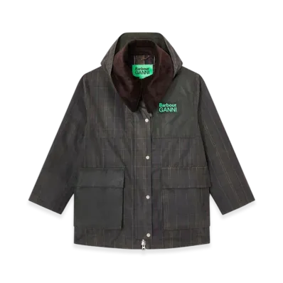 Barbour x GANNI Waxed Jacket "Ganache"