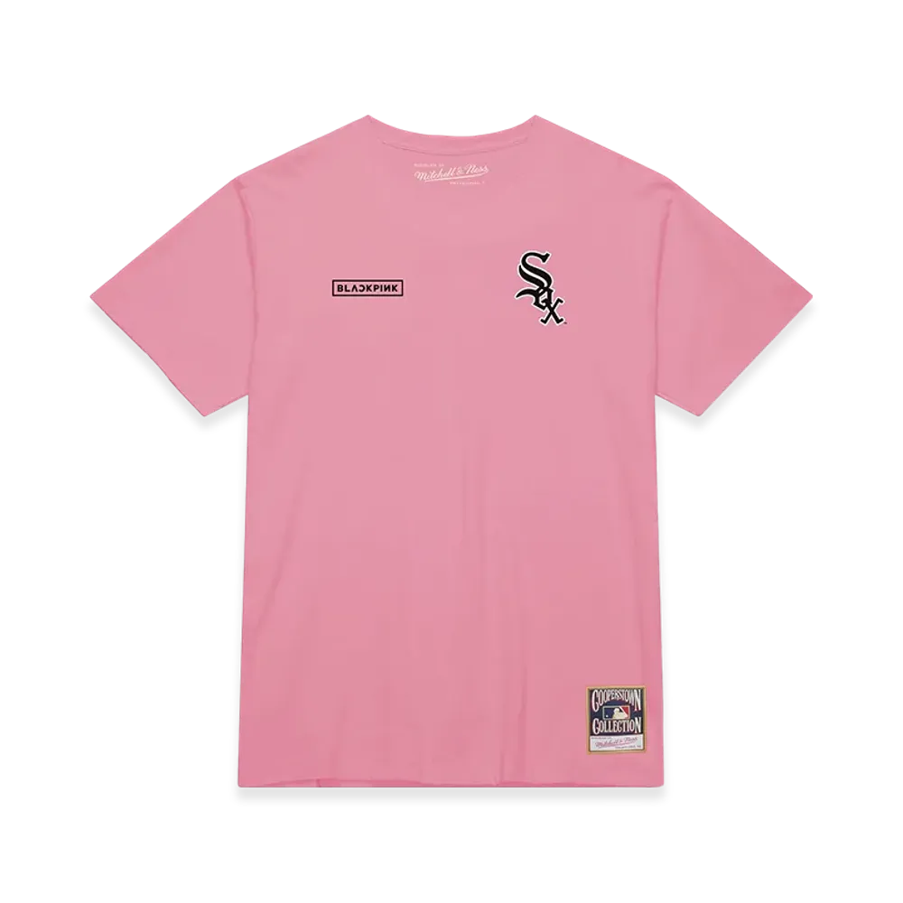 Mitchell & Ness x BLACKPINK White Sox Tee "Pink"