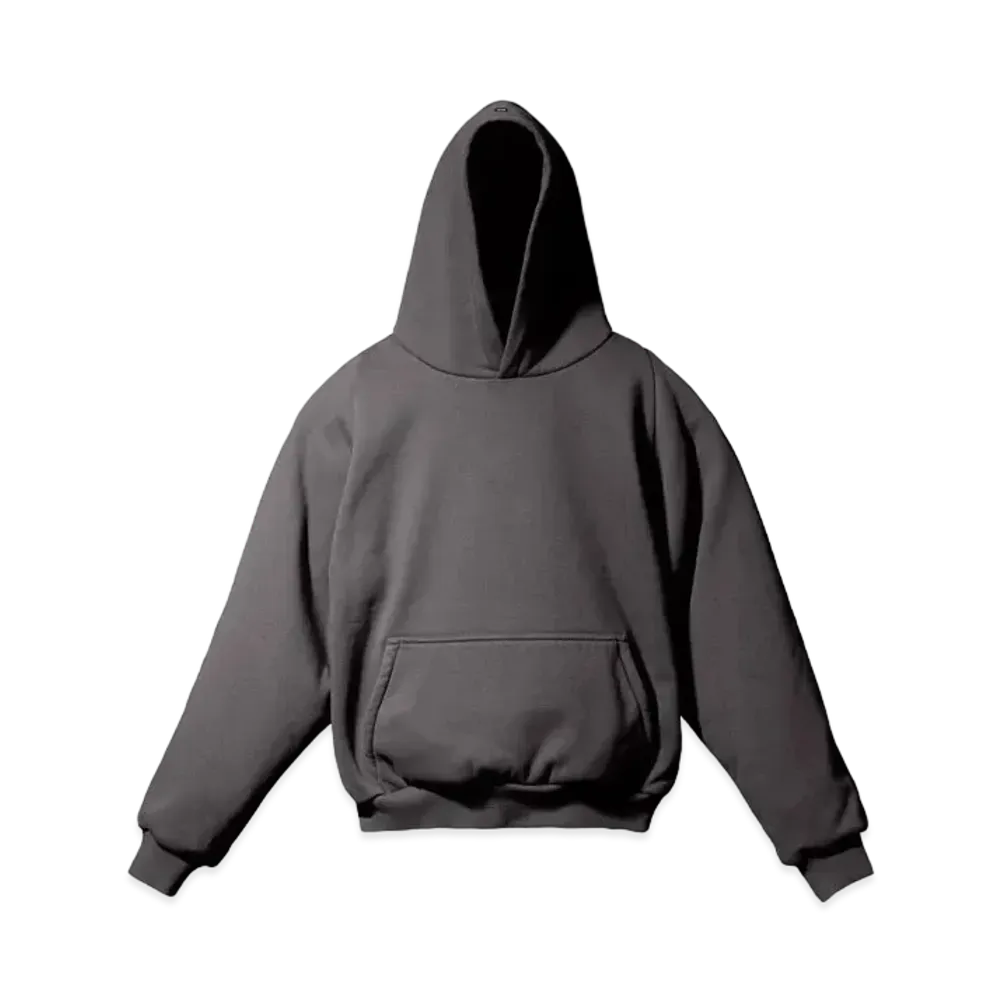 YEEZY GAP Logo Shrunken Hoodie "Dark Grey"