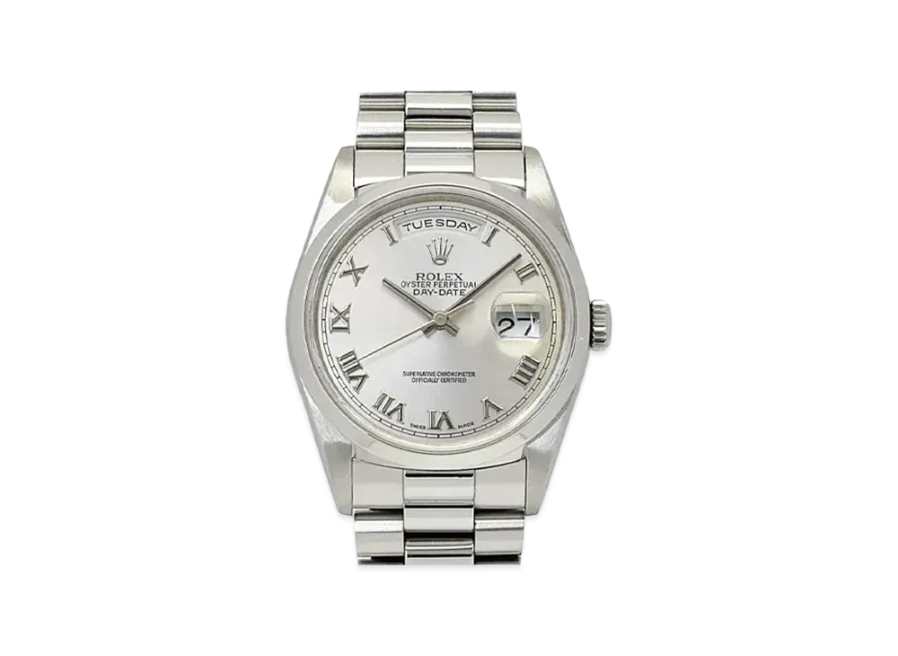 ROLEX Day-Date "Silver/Platinum"
