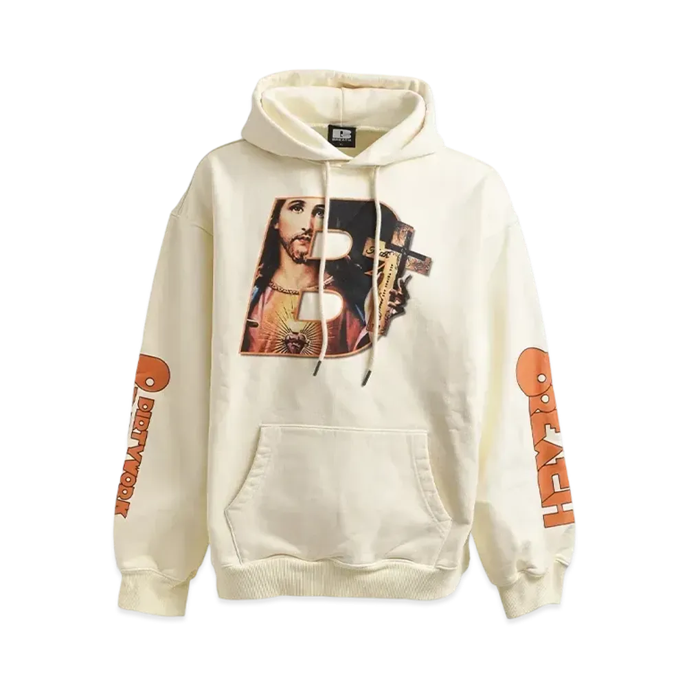 BREATH Jesus Logo Pullover Hoodie "Cream"