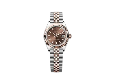 ROLEX Lady-Datejust 28mm Oystersteel & Everose Gold 279171 "Chocolate"