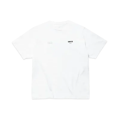FRAGMENT x uniform experiment UNICO / WIDE TEE (BACK UNICO) "White"