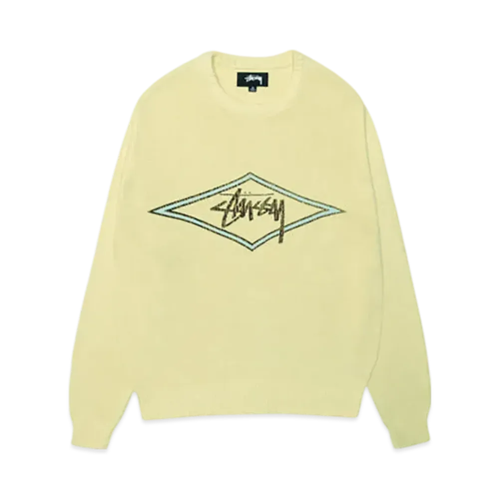 Stussy Surf Team Sweater "Faded Lime"