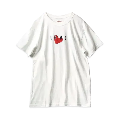KAPITAL 20 / TENGU CREW T (LOVE PT) "White Red