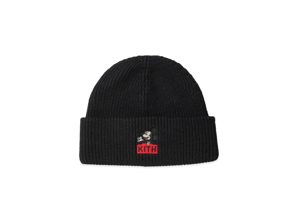Kith x Disney Mickey & Friends Mickey Mia Beanie "Black" KHM050526-001