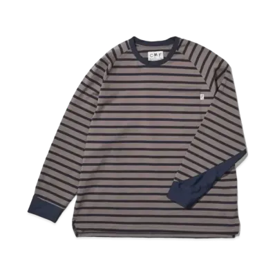 CMF OUTDOOR GARMENT Border Tee L/S -2024FW- "Gray"