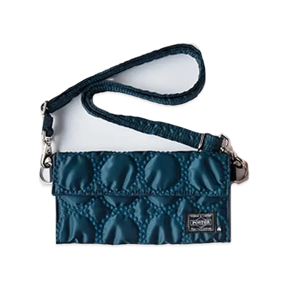 PORTER x mina perhonen Long Wallet tambourine "Blue"