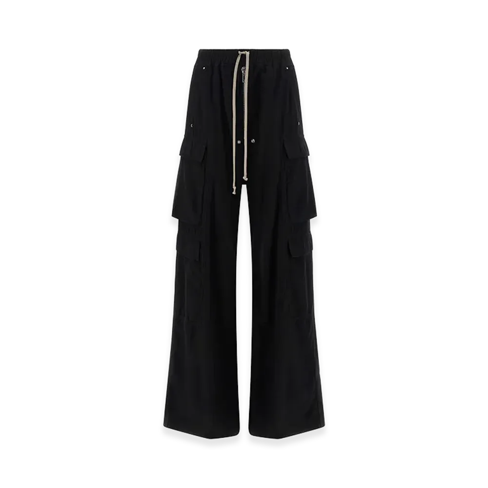 Rick Owens DRKSHDW Women's Double Cargo Jumbo Belas' Pants "Black"