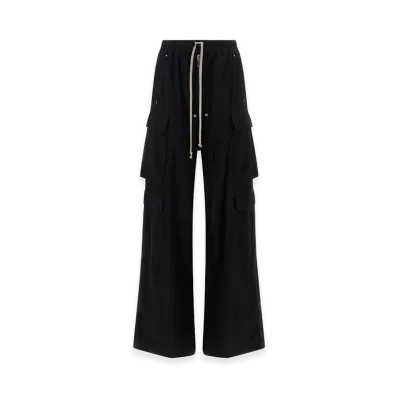 Rick Owens DRKSHDW Women's Double Cargo Jumbo Belas' Pants "Black"