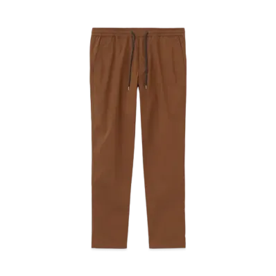 Paul Smith Solid Color Ruched Pants "Brown"
