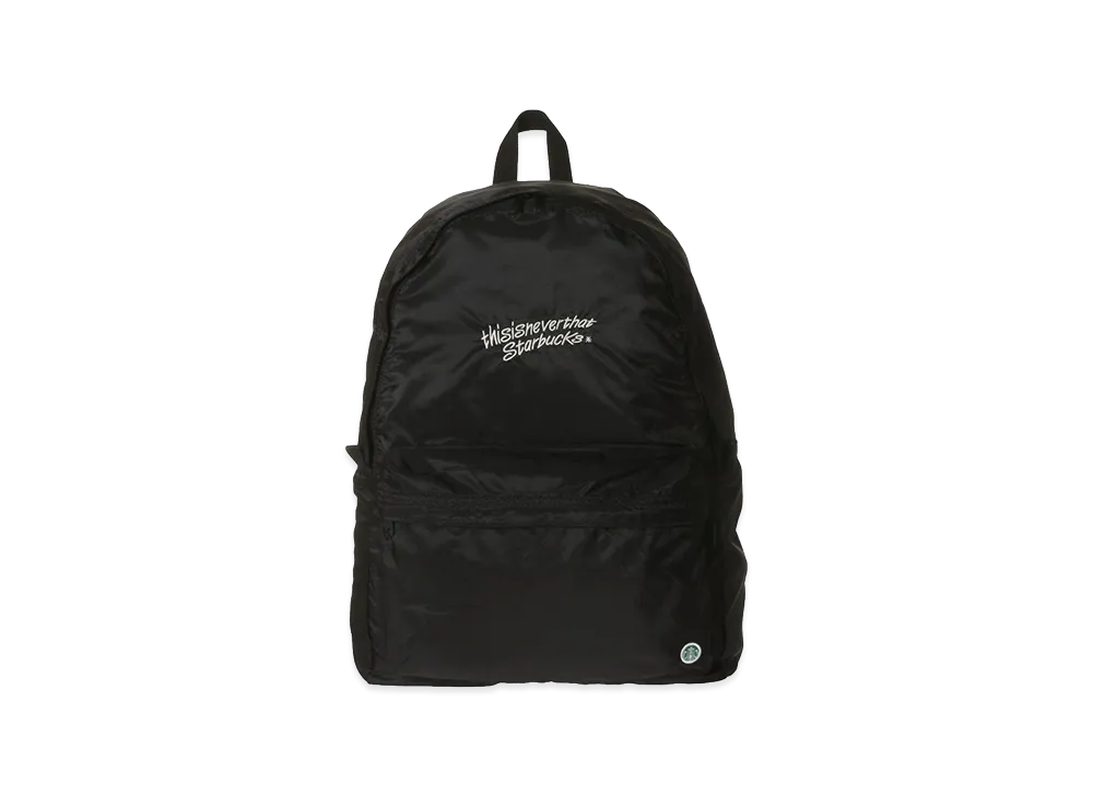 STARBUCKS x thisisneverthat Packable Backpack "Black"