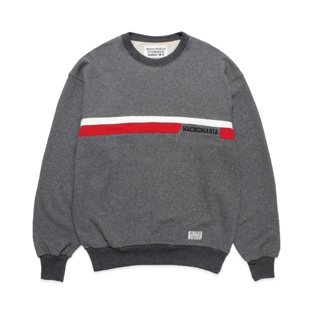 WACKO MARIA Middle Weight Sweat Shirt "Gray"