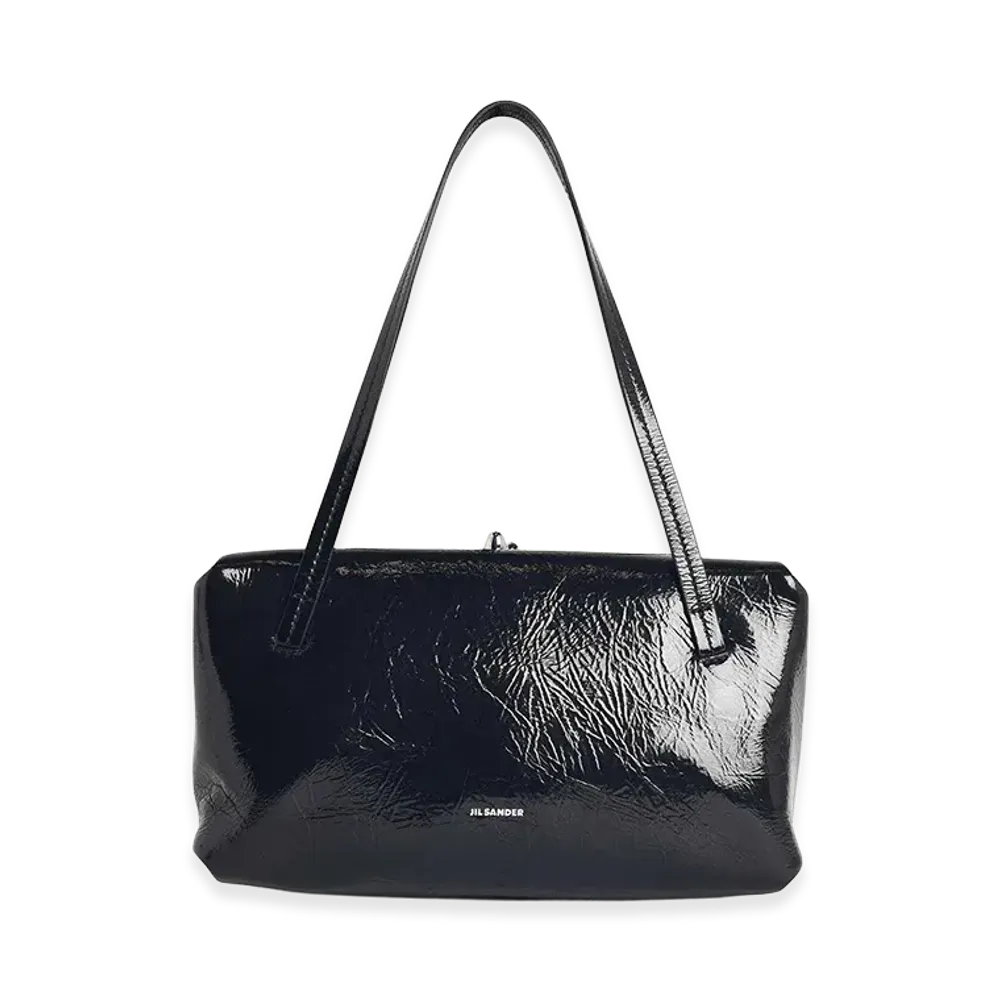 Jil Sander Women's Leather Goji Pillow Handbag "Black"