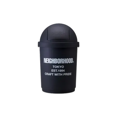 NEIGHBORHOOD CI / P-TRASH CAN "Black"