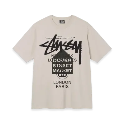 Stussy DSM World Tour Tee 2022 "Smoke"