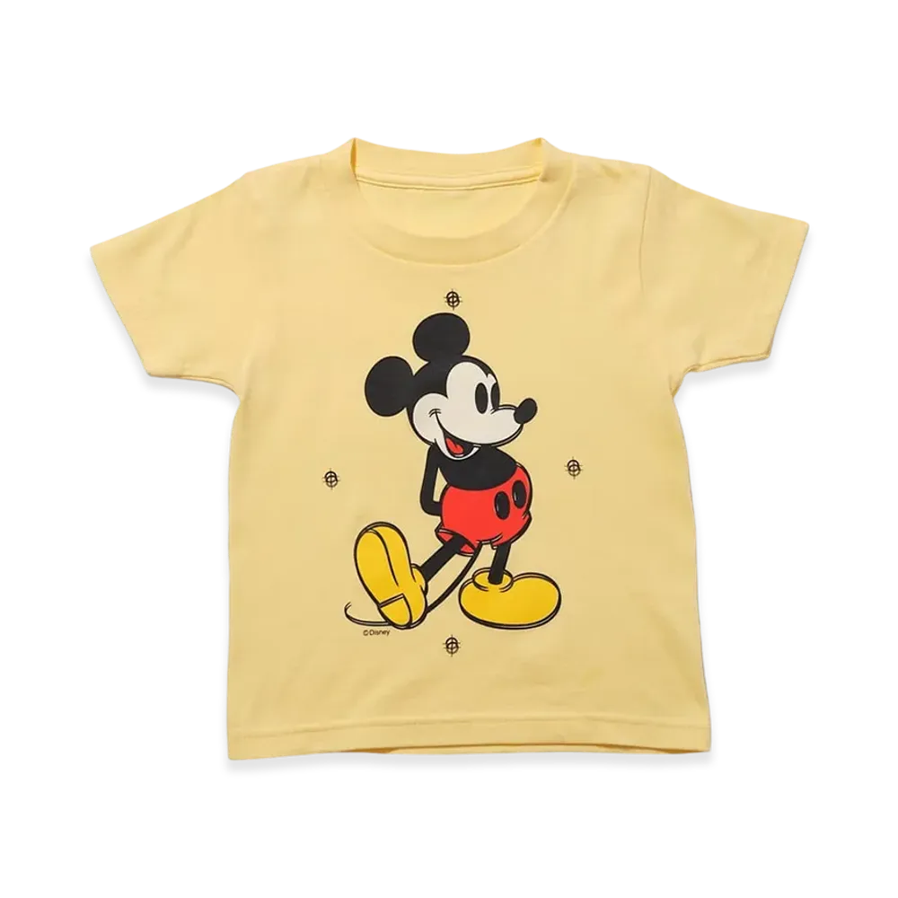Weber x Disney Collection Mickey Mouse / Proof Printing Tee For Kids "Yellow"