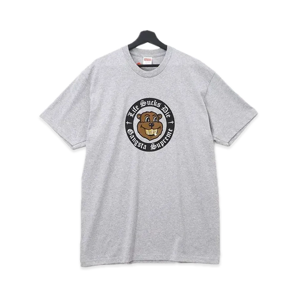 Supreme Life Sucks Die Tee "Grey"