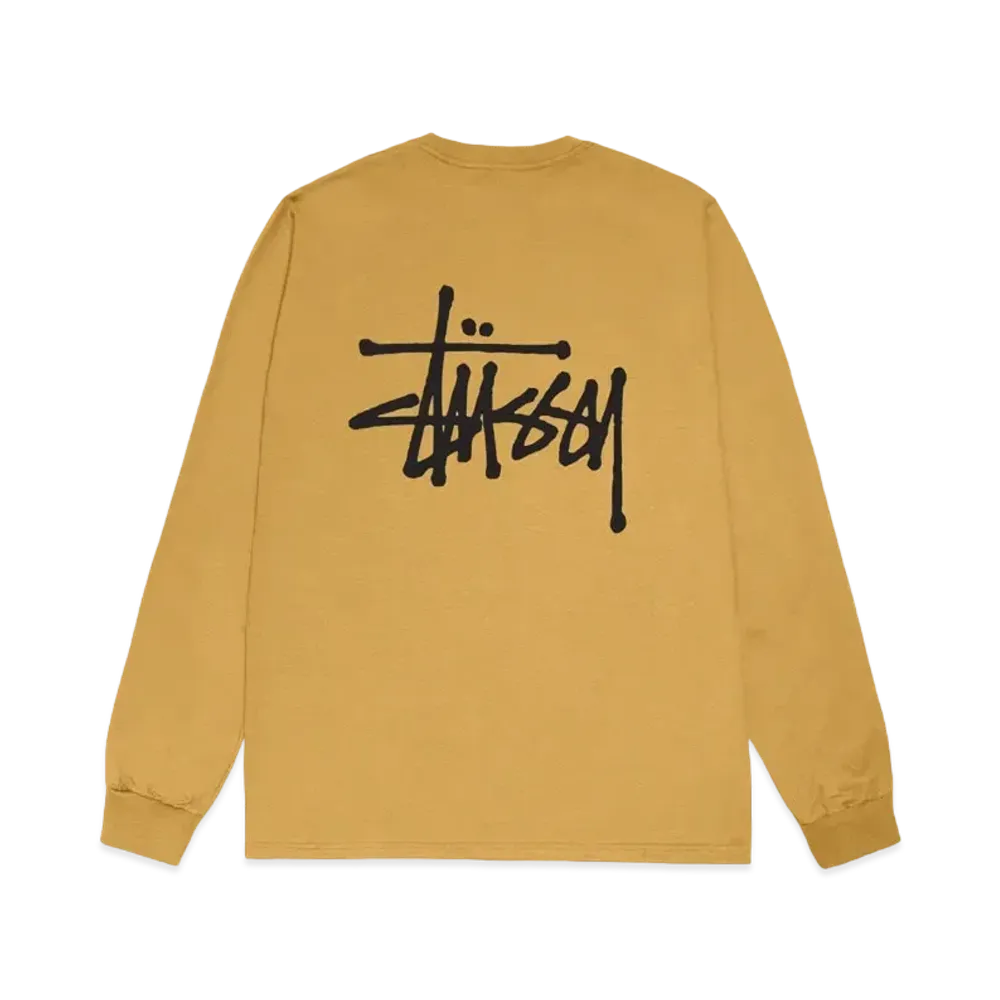 Stussy Basic Stussy LS Tee "Curry"