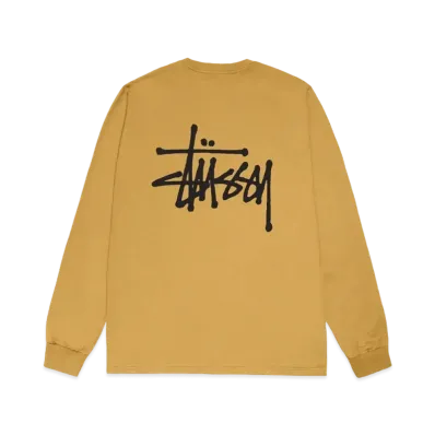 Stussy Basic Stussy LS Tee "Curry"