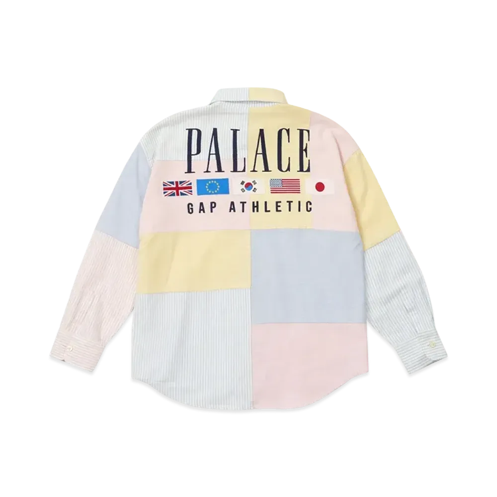 PALACE x Gap Kids Oxford Drop Shoulder "Multi"
