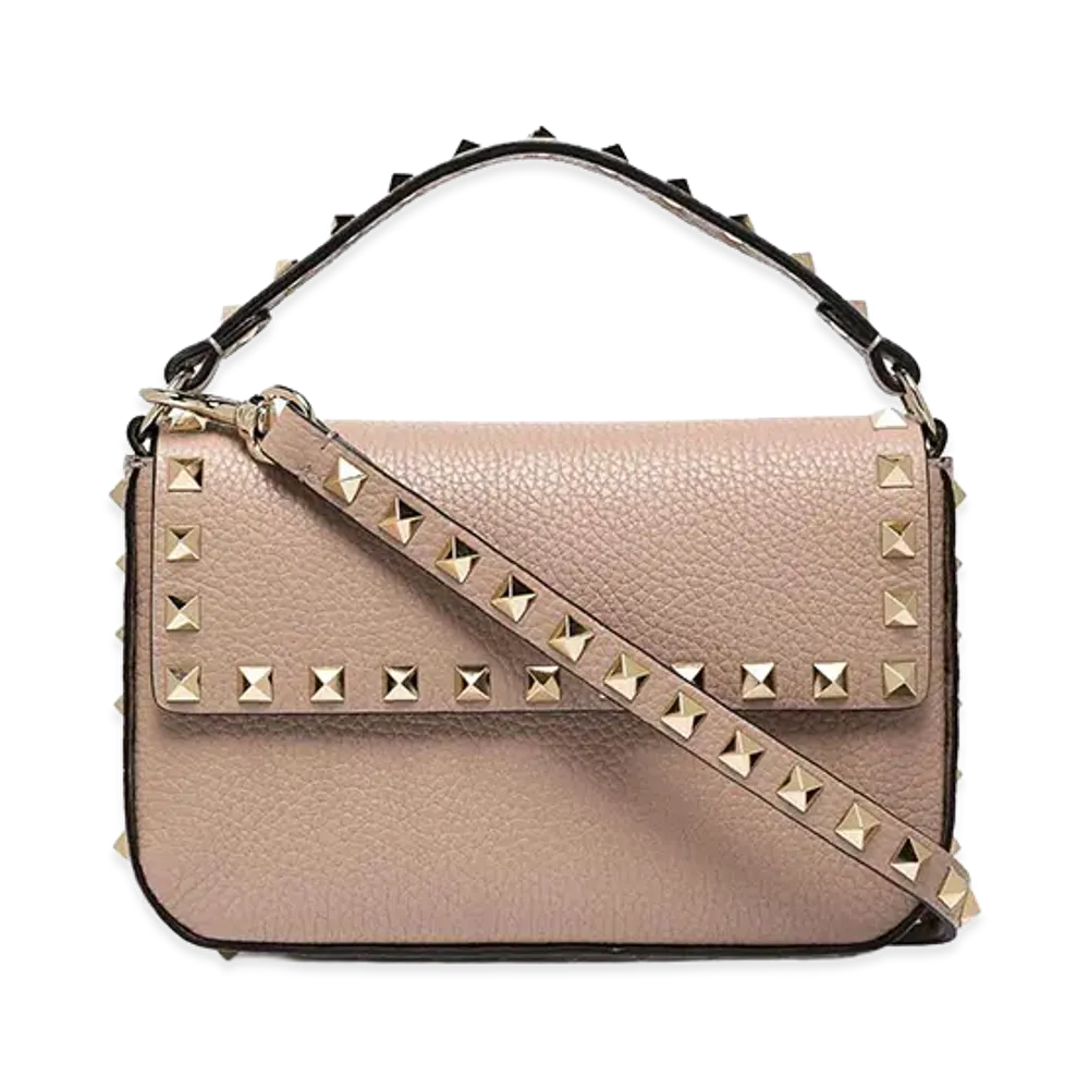 Valentino Women's Rockstud Leather Mini Bag "Light Pink"