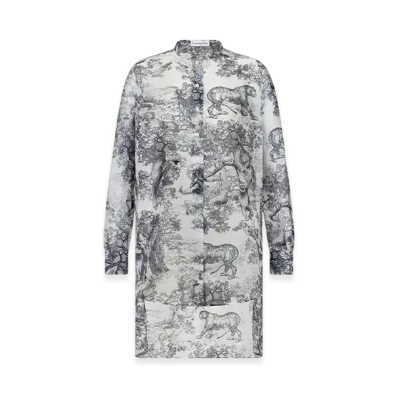 Dior Women's Long Blouse Voile "White"