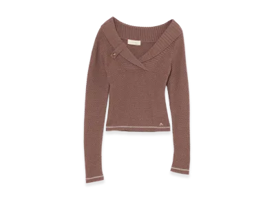 ANDMARY Women's Leni Cachecoeur Knit Tops "Brown"
