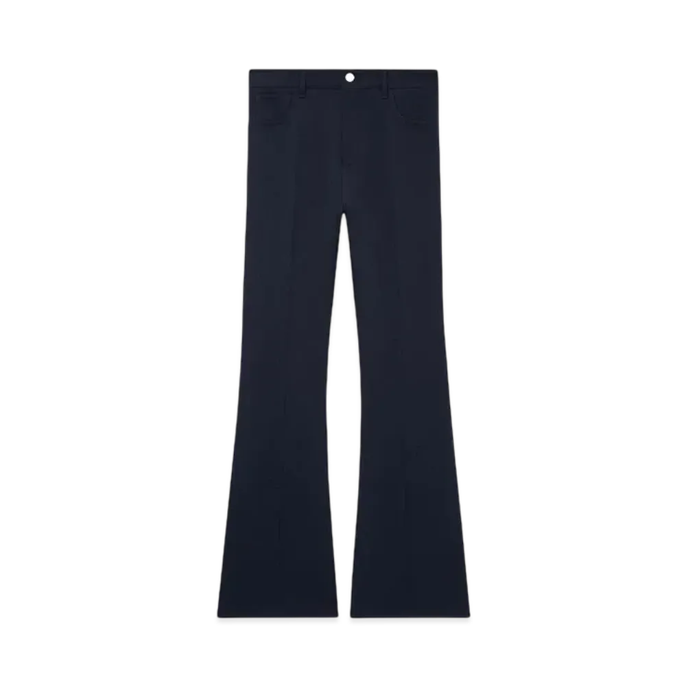 Courreges Signature 70'S Bootcut Pants "Navy"