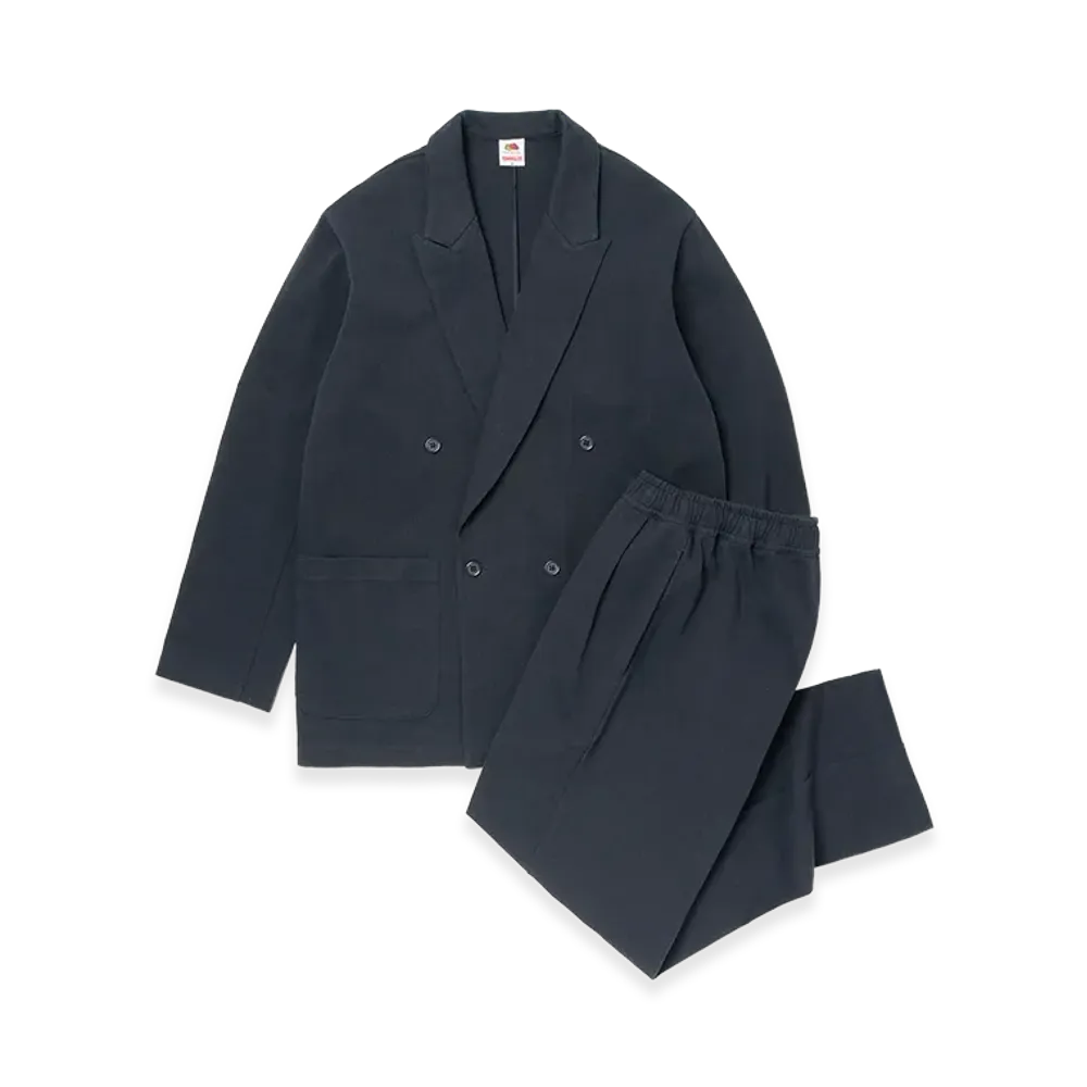 FRUIT OF THE LOOM x Keiji Kaneko Athletic Formal Double Suit "Navy"