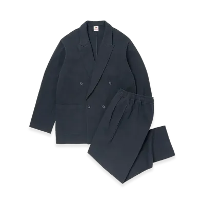 FRUIT OF THE LOOM x Keiji Kaneko Athletic Formal Double Suit "Navy"