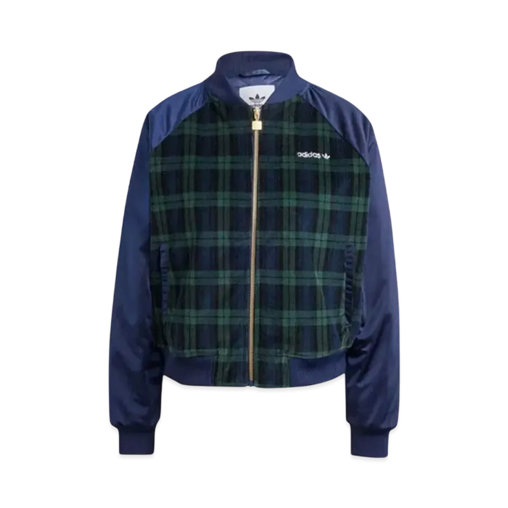 adidas Tartan College Jacket "Night Indigo/Black/Shadow Green"
