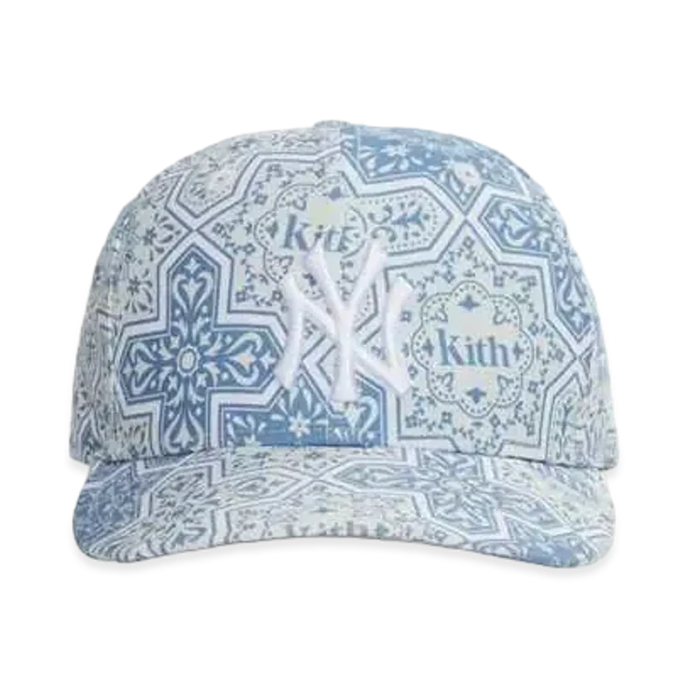 Kith x New Era x New York Yankees Moroccan Tile Low Crown Cap "Canvas/Multi"