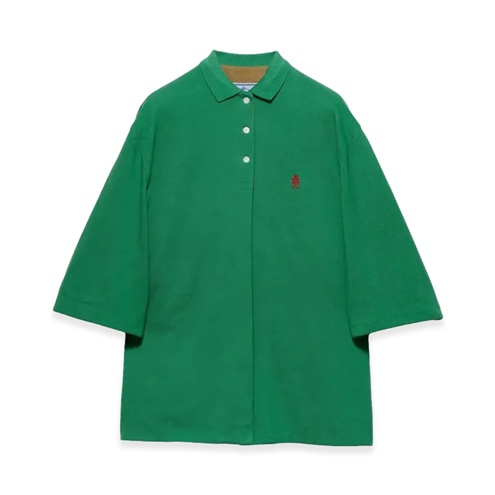PRADA Women's Old Piquet Blouson "Green"