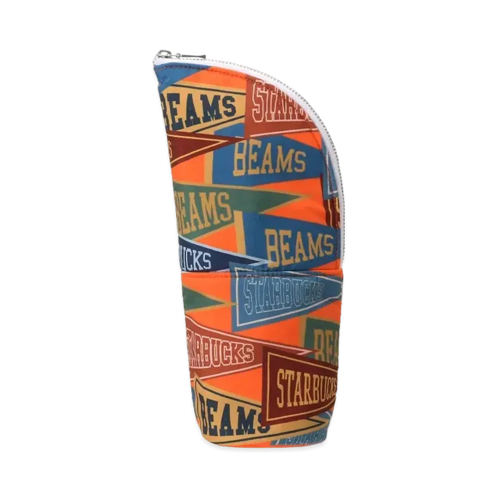 STARBUCKS x BEAMS Multi Case pennant design "Orange"