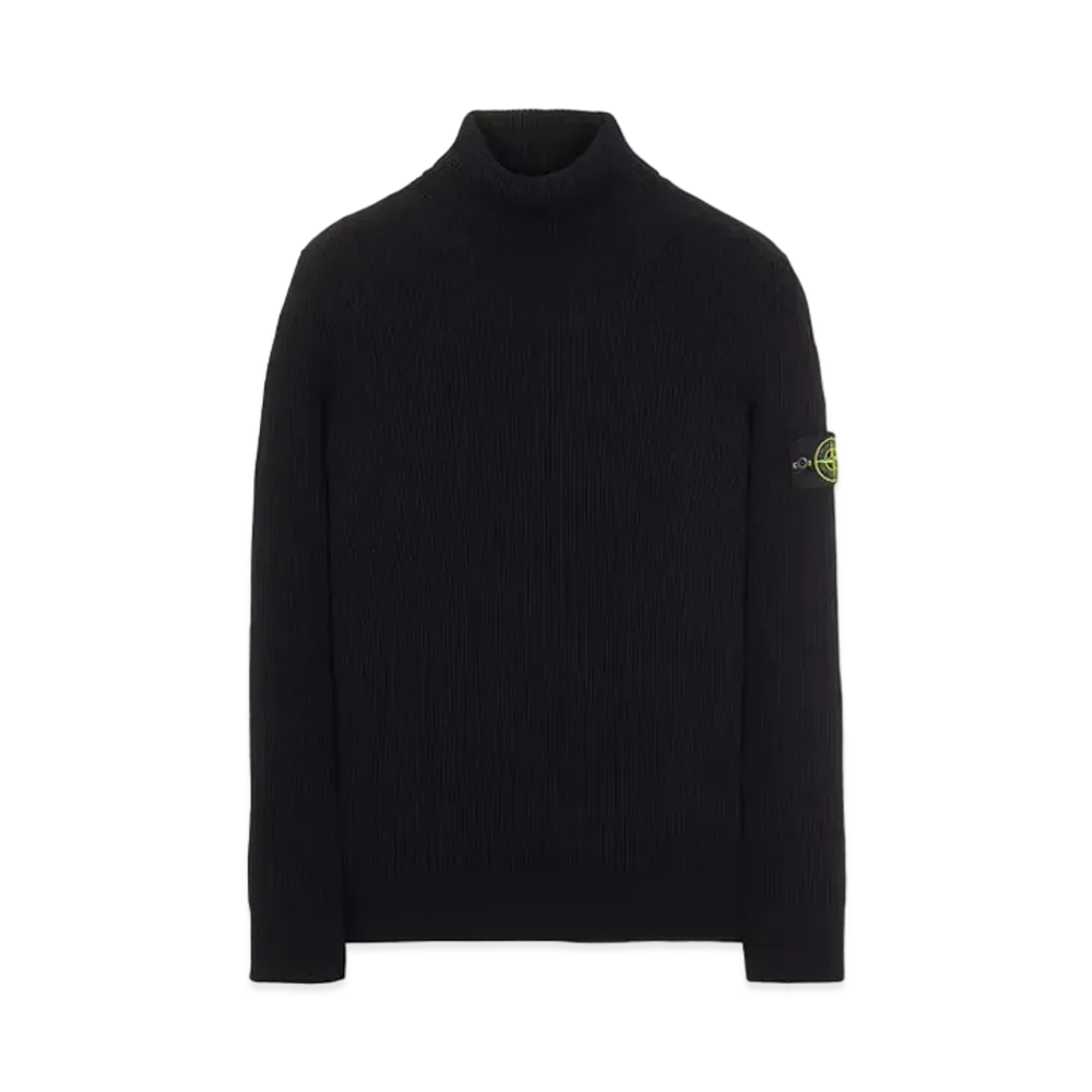 Stone Island 525C2 FULL RIB PURE WOOL "Black"
