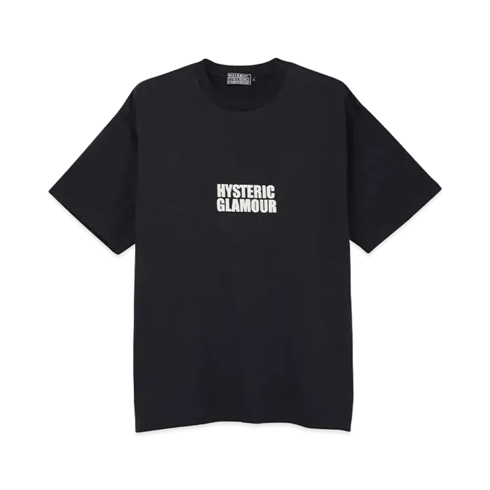 HYSTERIC GLAMOUR Tee "Black"