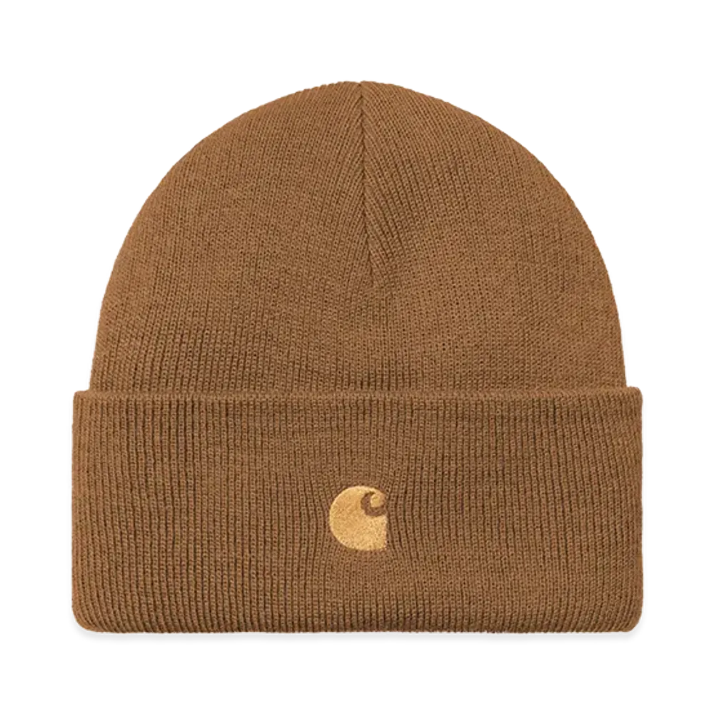 Carhartt WIP Chase Beanie "Hamilton Brown/Gold"