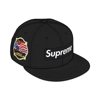 Supreme x FDNY Box Logo New Era "Black"