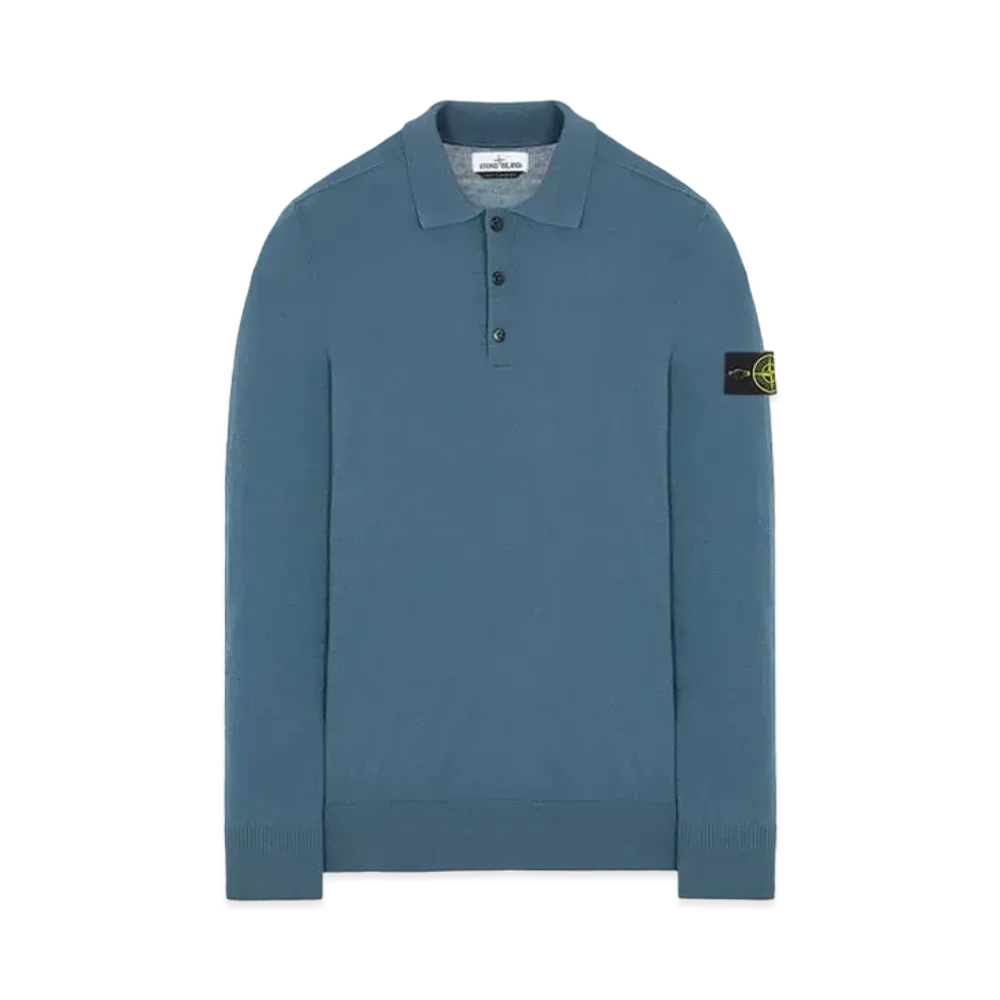 Stone Island 512A1 STRETCH WOOL "Teal"