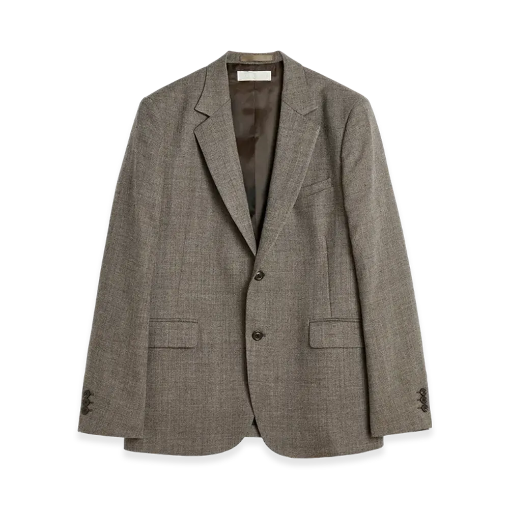 OUR LEGACY Ceremony Blazer "Brown Natural Herringbone"