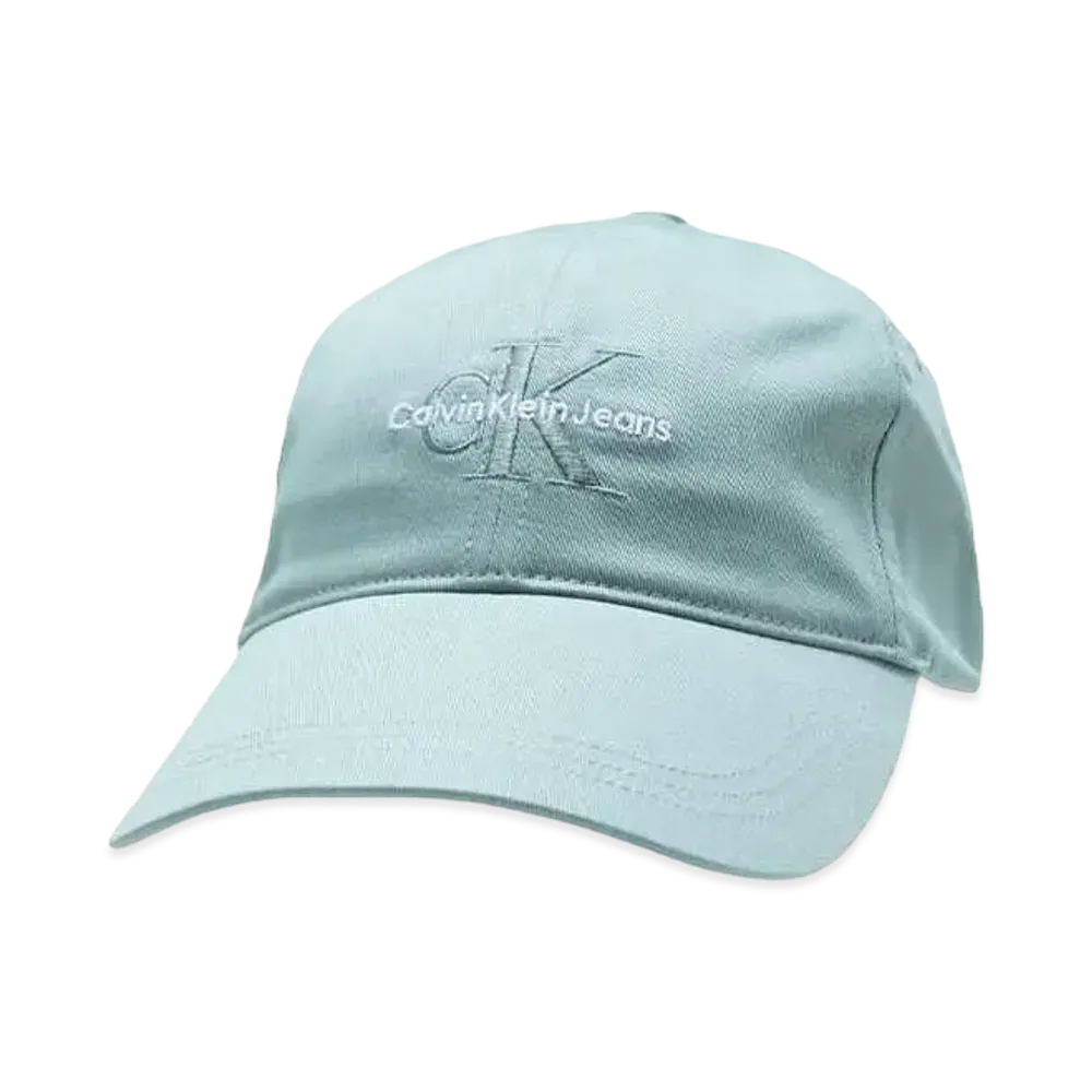 Calvin Klein Jeans MONO LOGO EMBRO CAP(ASIA SIZE) "PALE KHAKI"