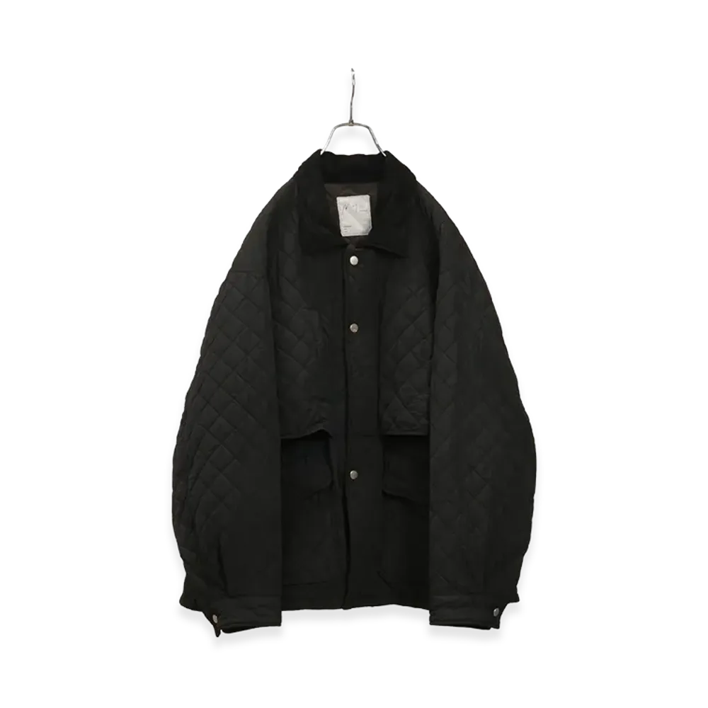 ANCELLM Nylon Quilting Jacket "Black"