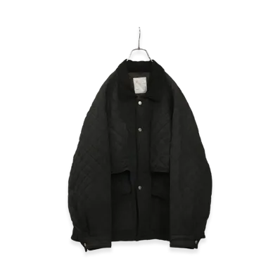 ANCELLM Nylon Quilting Jacket "Black"