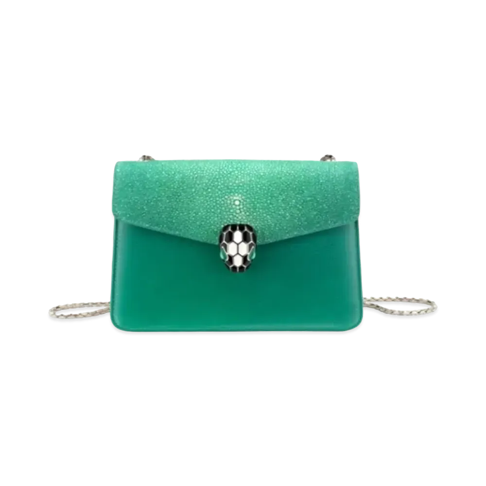 BVLGARI Serpenti Forever Crossbody Bag "Green"